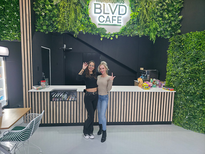 Artisanal coffee bar with premium brewing equipment